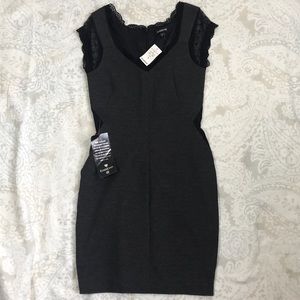 [Bebe] NWT grey dress